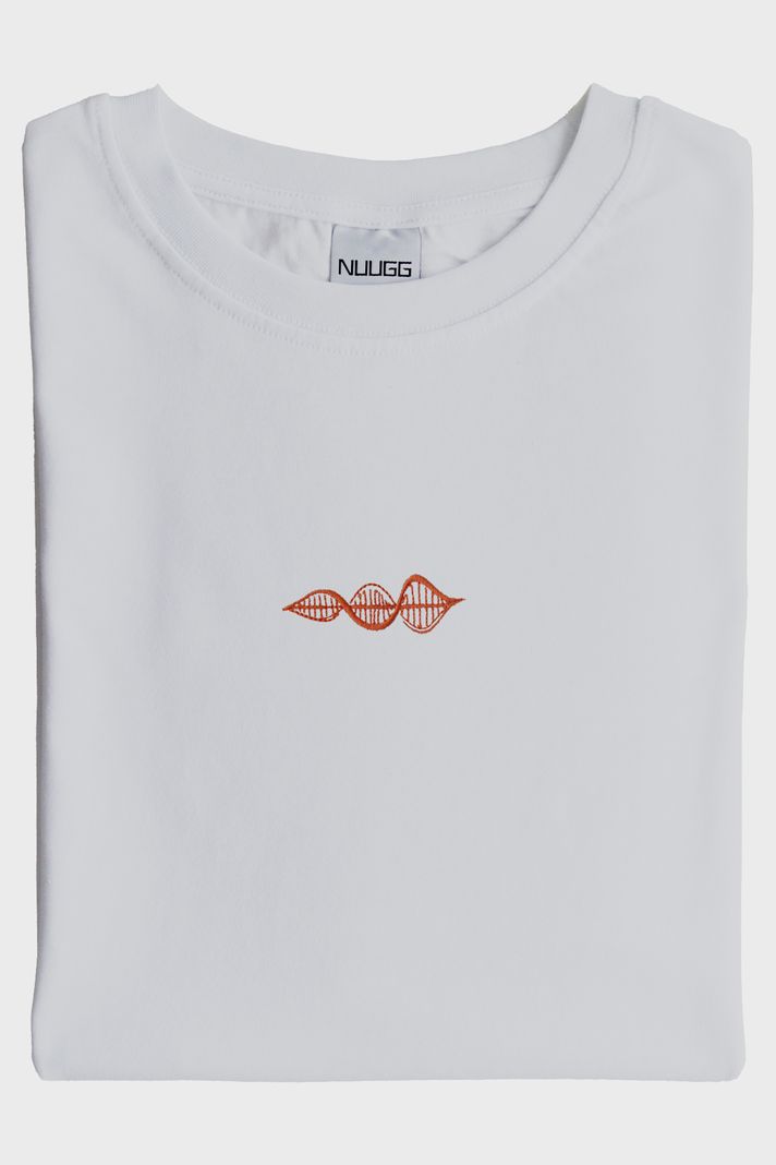 Turuncu DNA Nakışlı Tişört