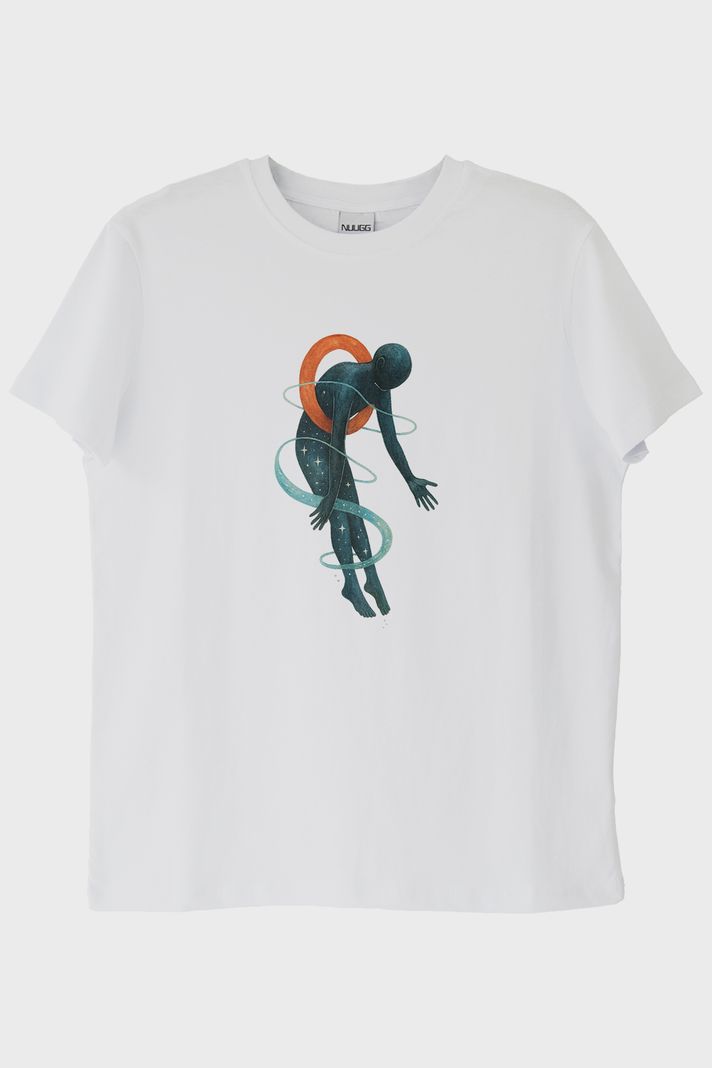 Kozmik Düşüş Beyaz Tişört