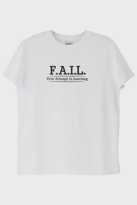 FAIL Motivasyon Beyaz Tişört