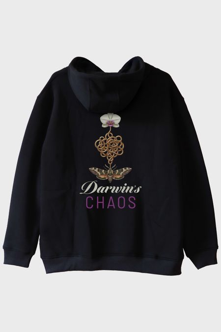 Darwin's Chaos Siyah Hoodie