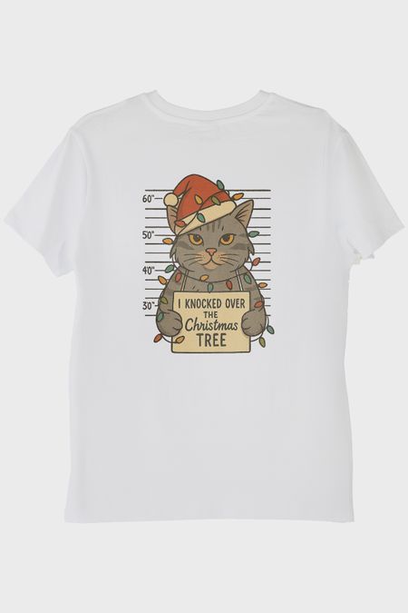 I Knocked the Tree Beyaz Tişört