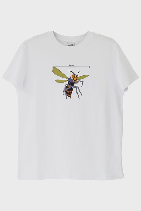 4 Santimlik Korku Beyaz Tişört