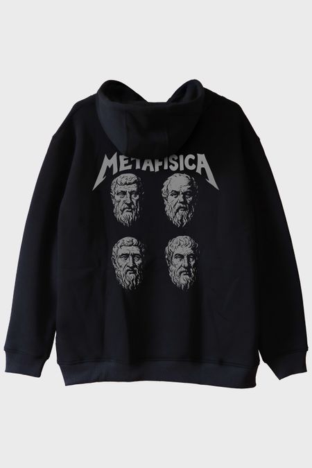 Metafisica Siyah Hoodie