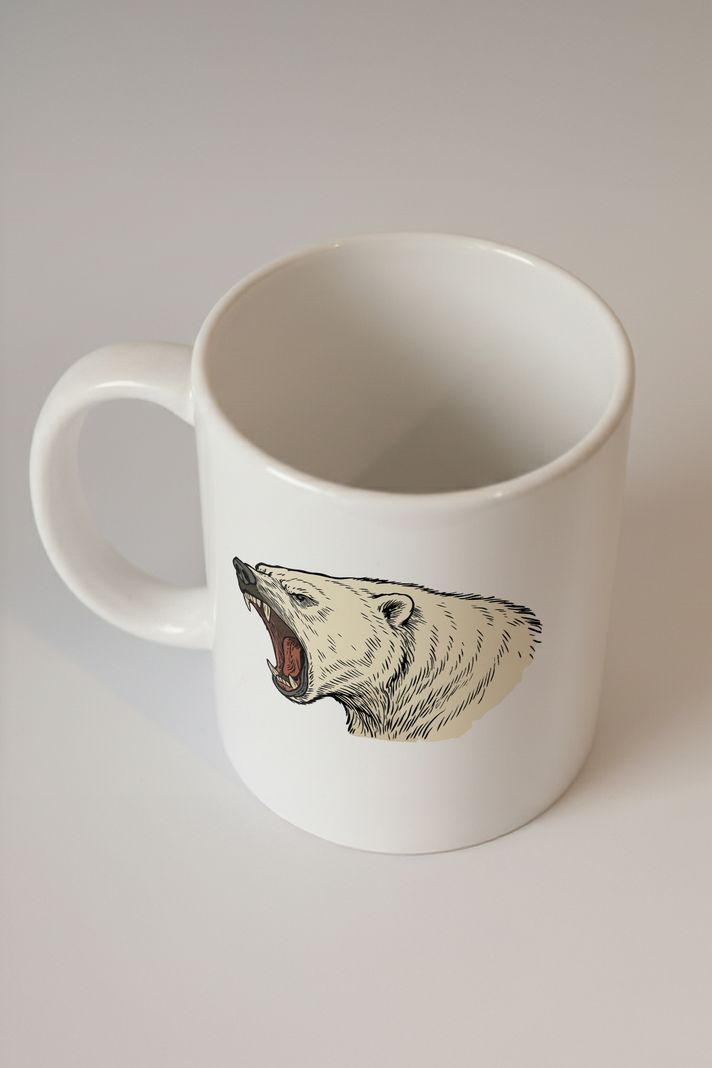 Kutup Ayısı Baskılı Kupa