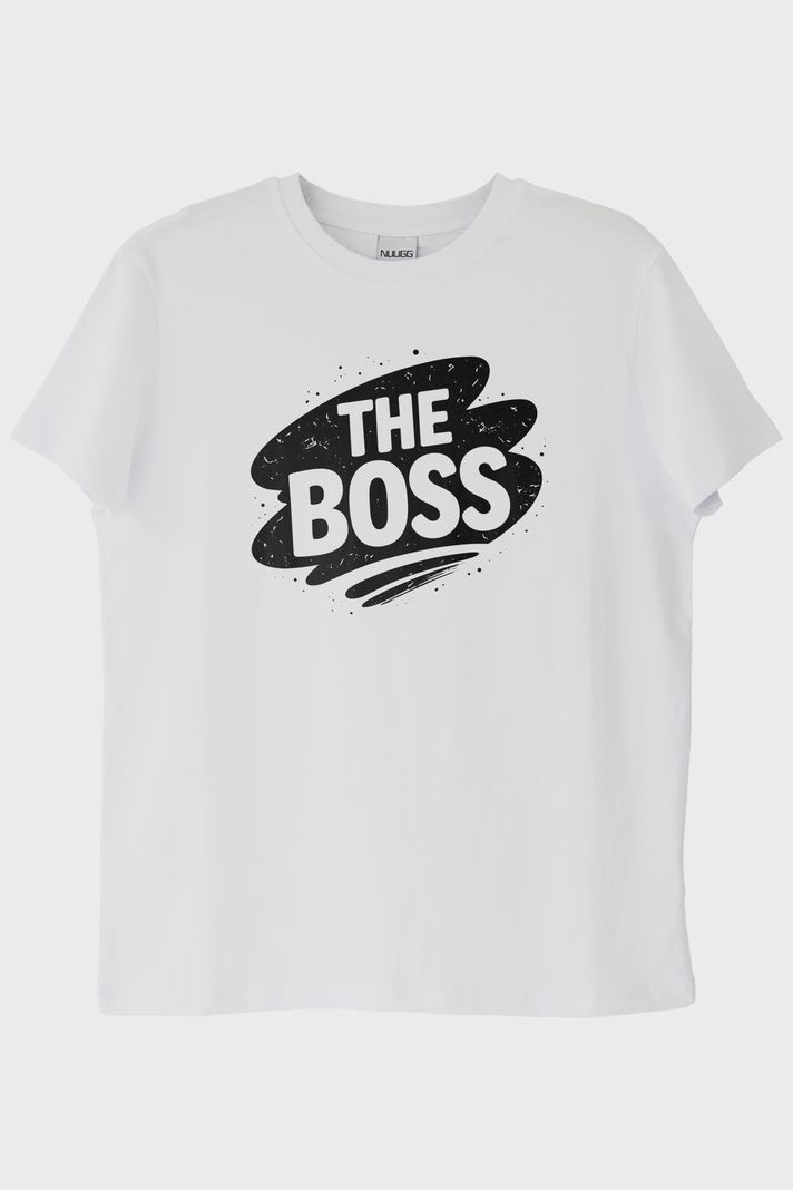 The Boss Çift Beyaz Tişört