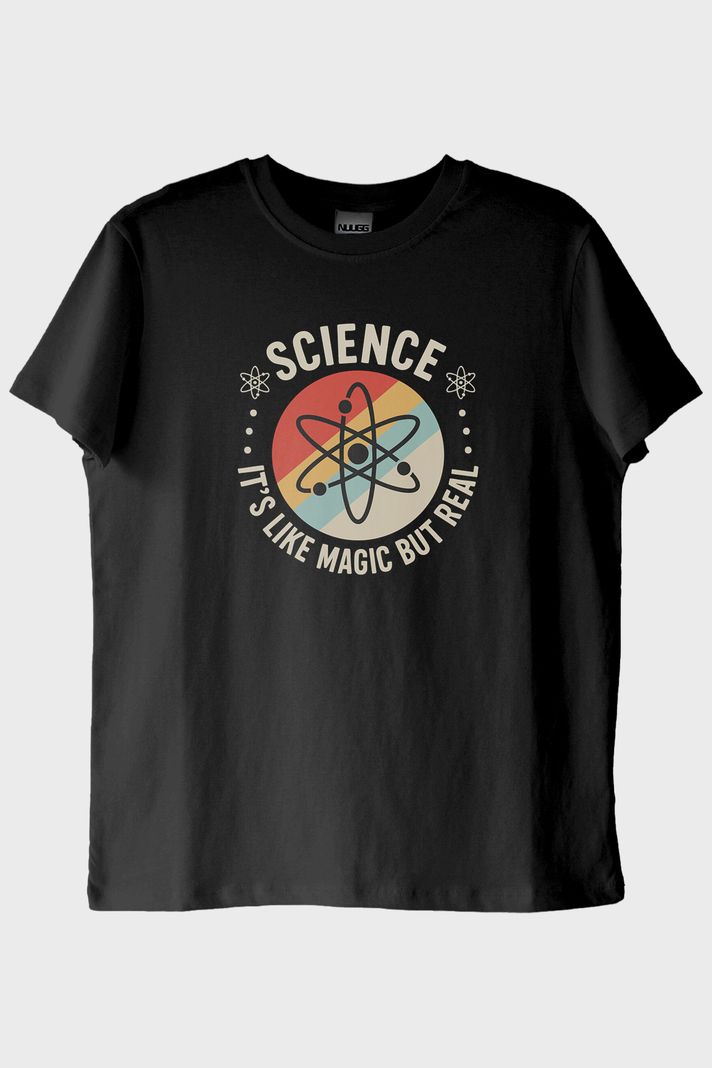 Magic Science Siyah Tişört