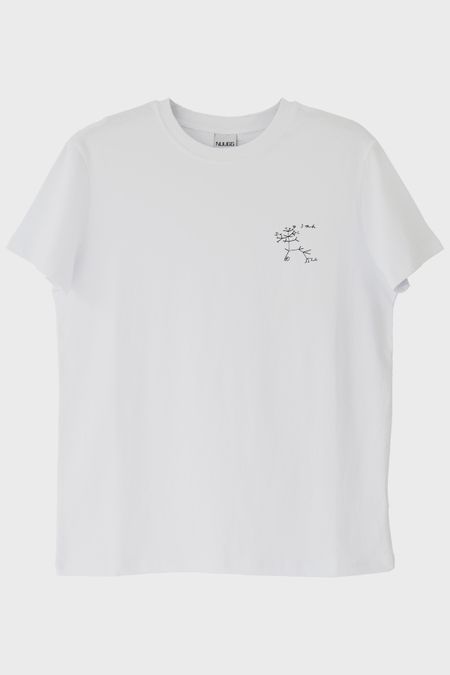 Darwin'in "I Think" Notu Desenli Nakış Tişört