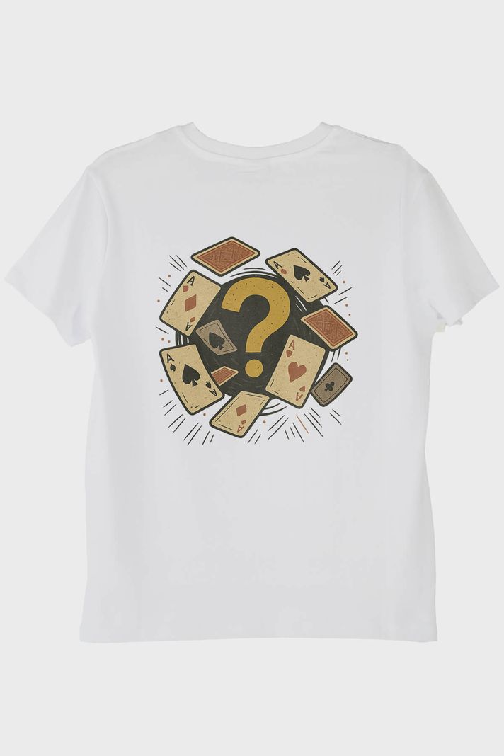 Gizemli İşaret Beyaz Tişört