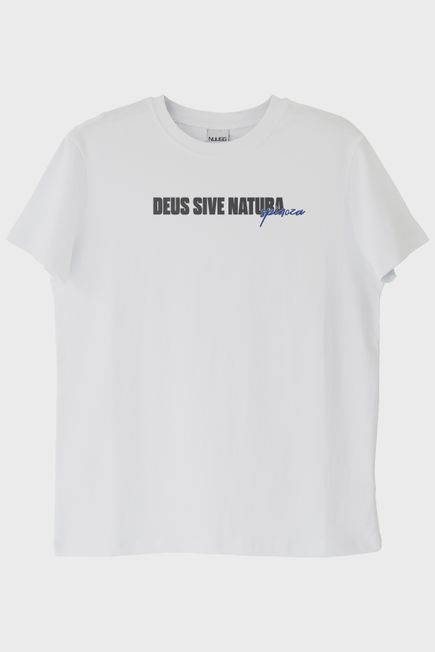 Deus Sive Natura Beyaz Tişört