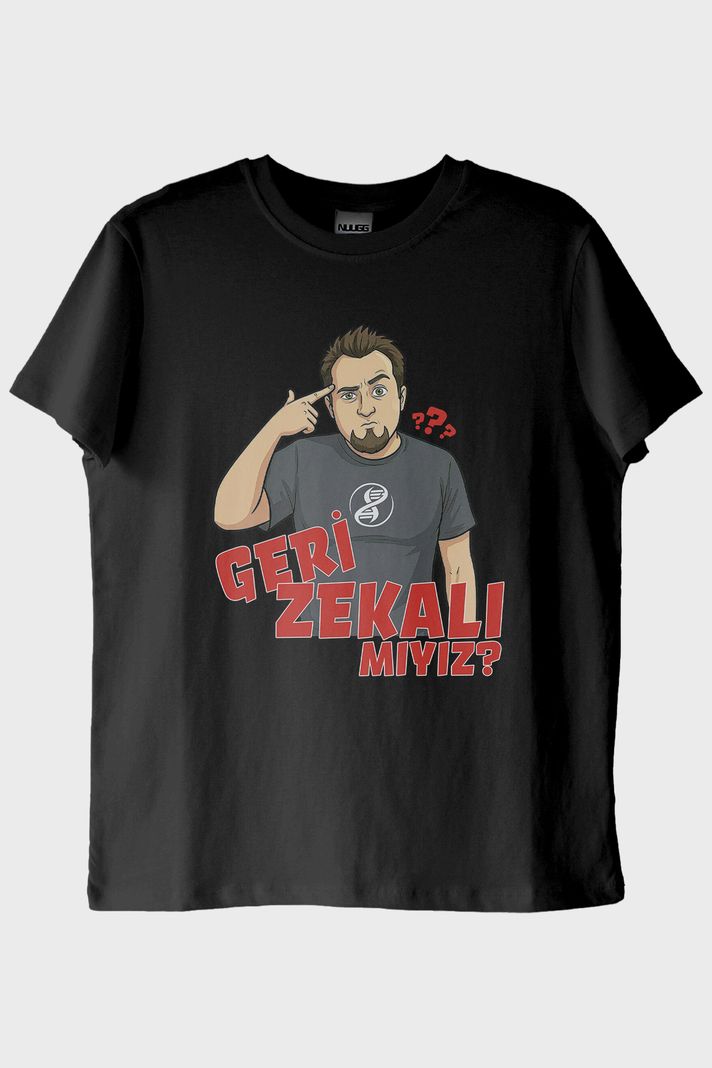 Geri Zekalı Mıyız Siyah Tişört