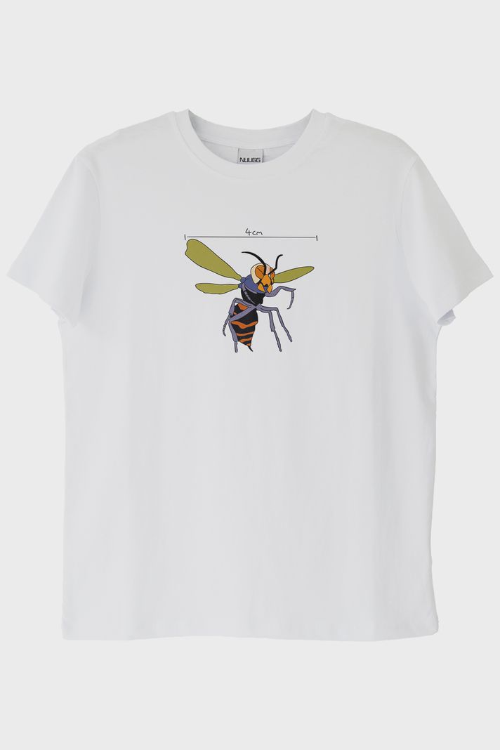 4 Santimlik Korku Beyaz Tişört