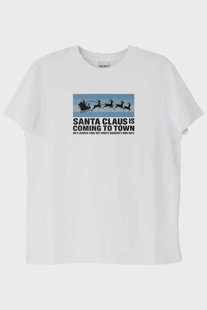 Santa Claus Beyaz Tişört