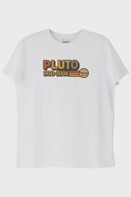 RIP Pluto Beyaz Tişört
