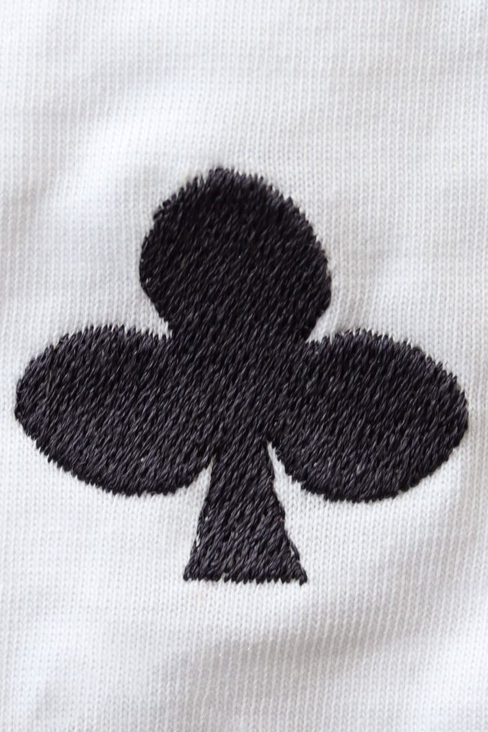 Sinek Sembol Desenli Beyaz Tişört