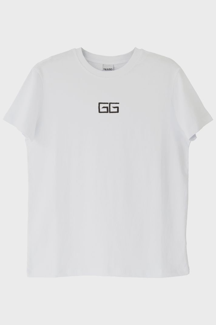 GG Logolu Nakışlı T-shirt