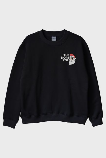 The North Pole Siyah Bisiklet Yaka Sweatshirt