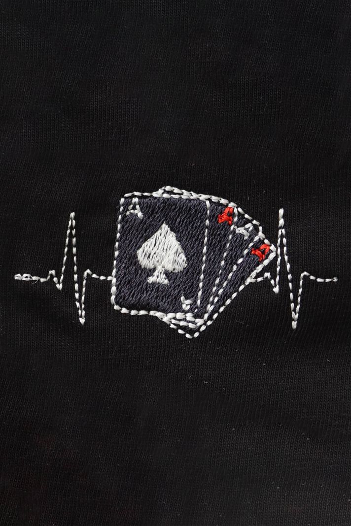 Kart Ritmi Siyah Tişört