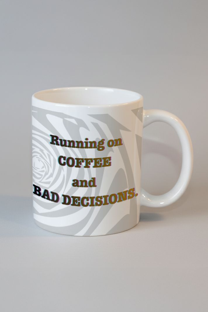 Coffee & Bad Decisions Kupa - 3. görsel