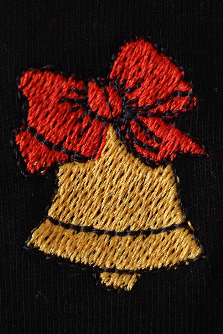 Noel Süsü Siyah Tişört