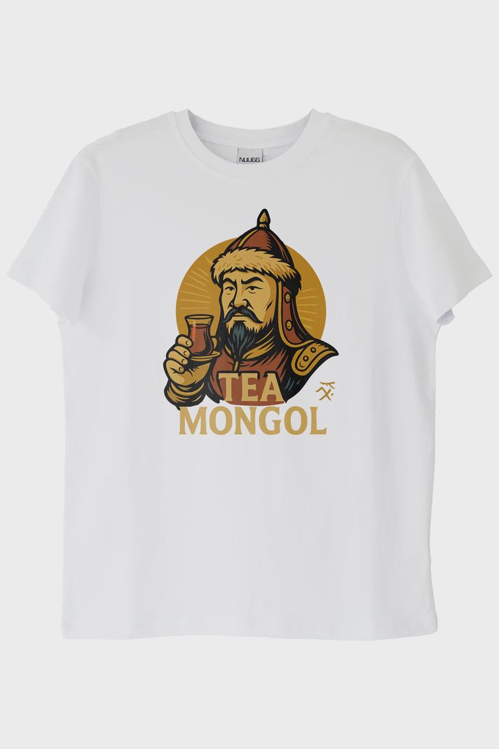 Çay Mongol Beyaz Tişört