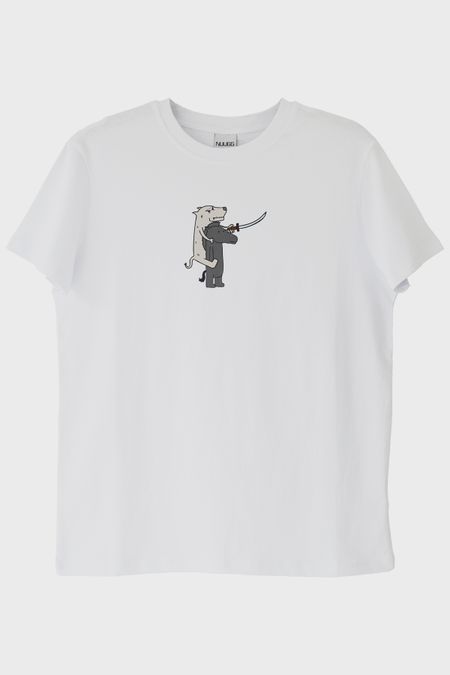 Yakın Dur Beyaz Tişört