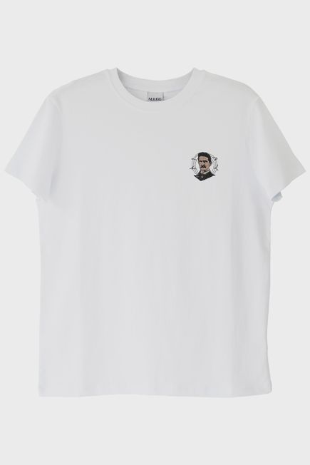Nikola Tesla Desenli Nakışlı Tişört