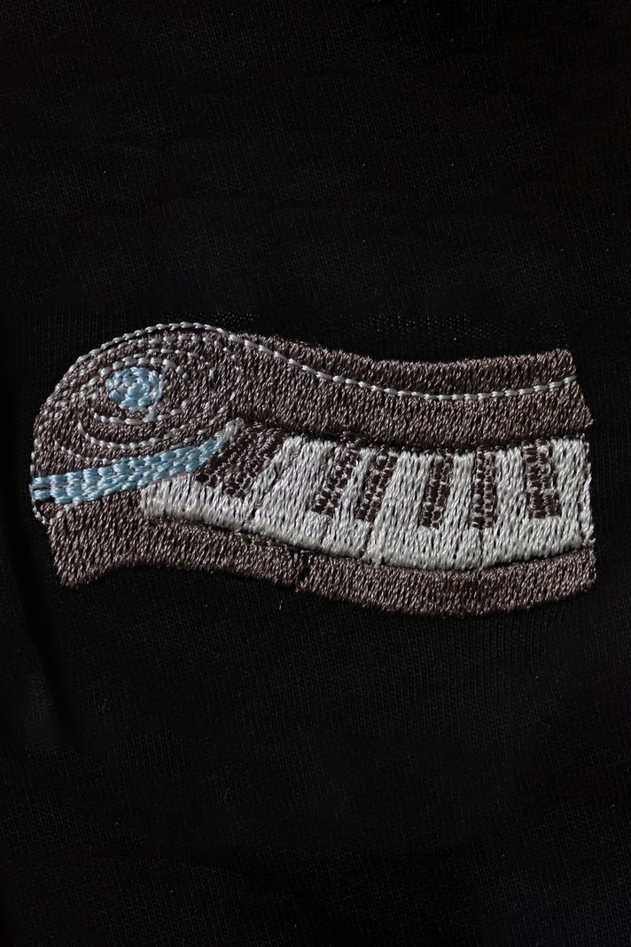 Piyano Tuşları Nakışlı Müzik Hoodie