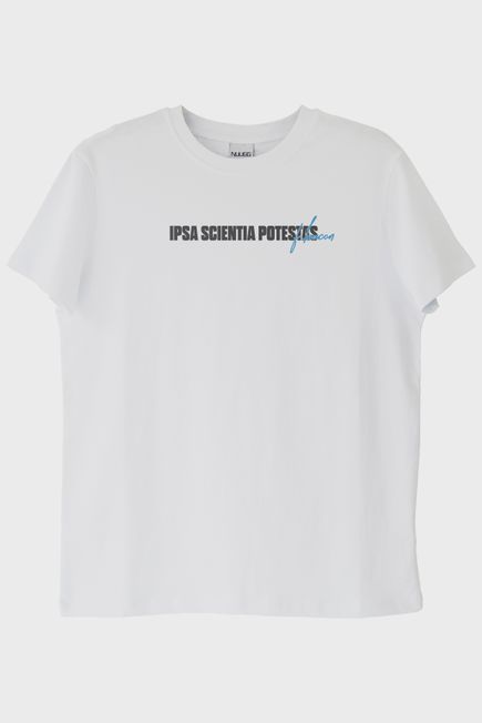Ipsa Scientia Potestas Est Beyaz Tişört