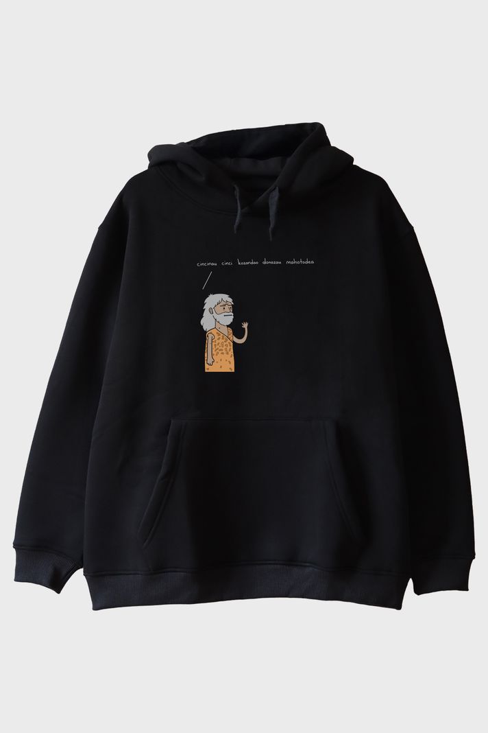 Cincinau Cinci Siyah Hoodie