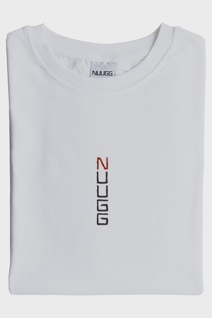 NUUGG Dikey Logo Nakışlı Tişört