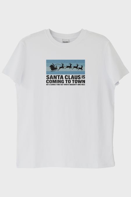 Santa Claus Beyaz Tişört