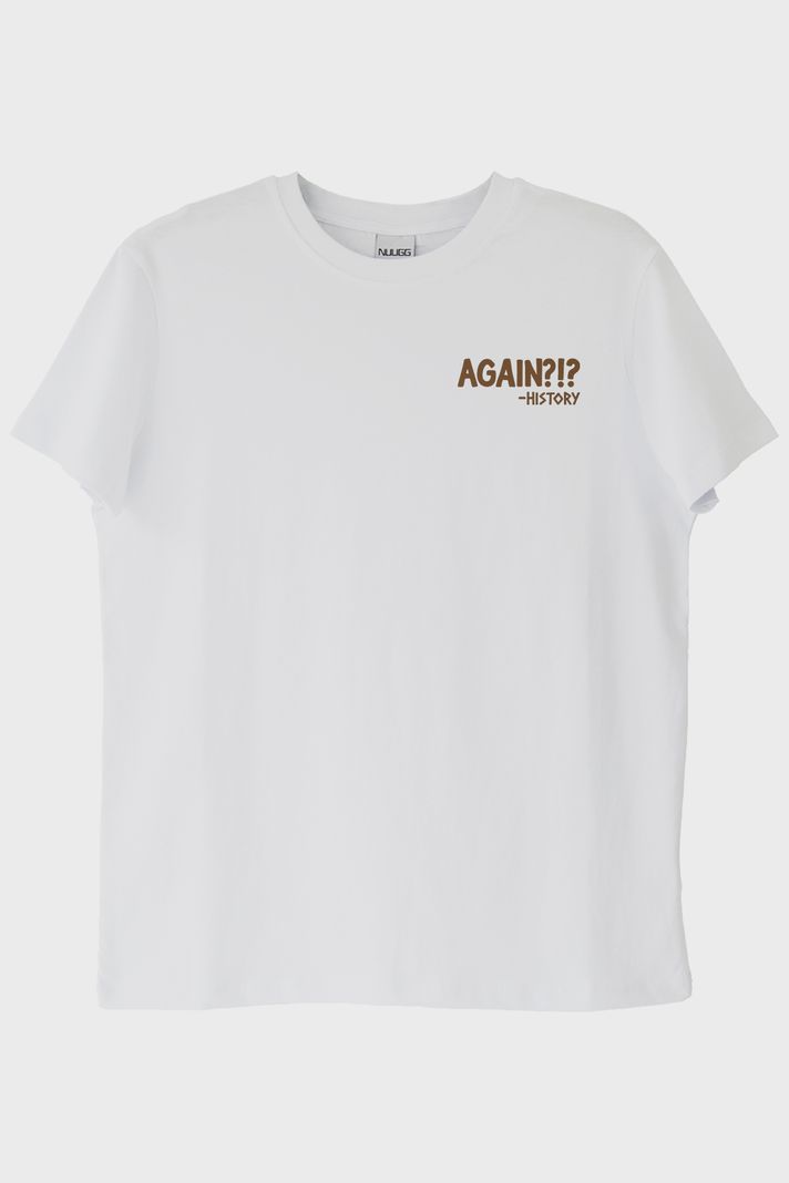 Again History Beyaz Tişört