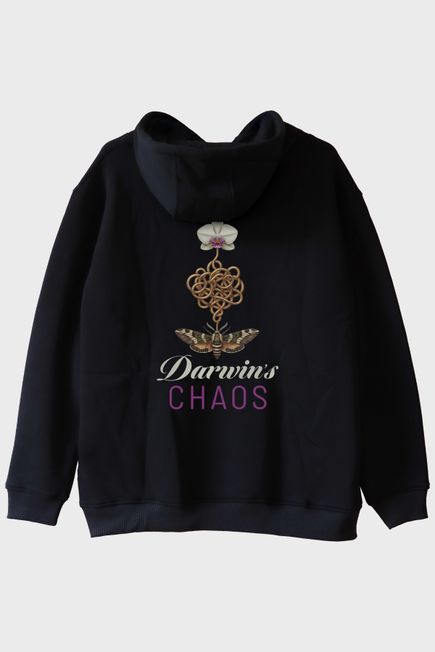 Darwin's Chaos Siyah Hoodie