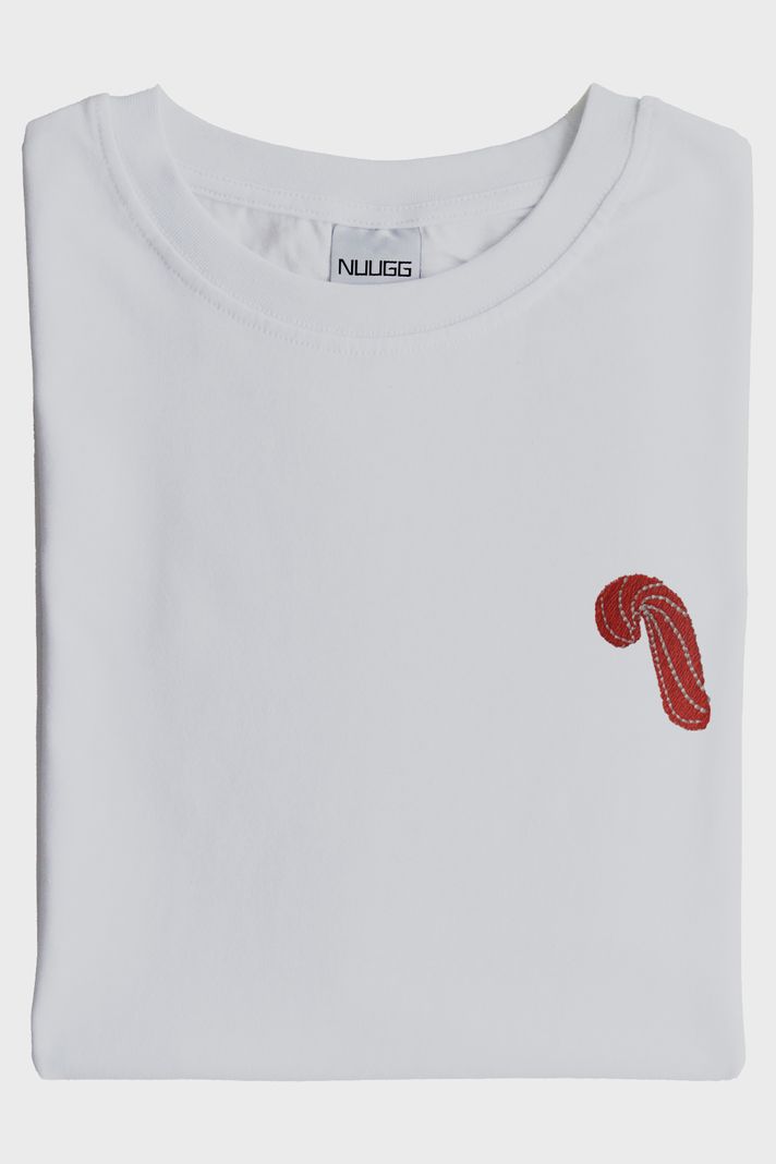 Candy Cane Beyaz Tişört