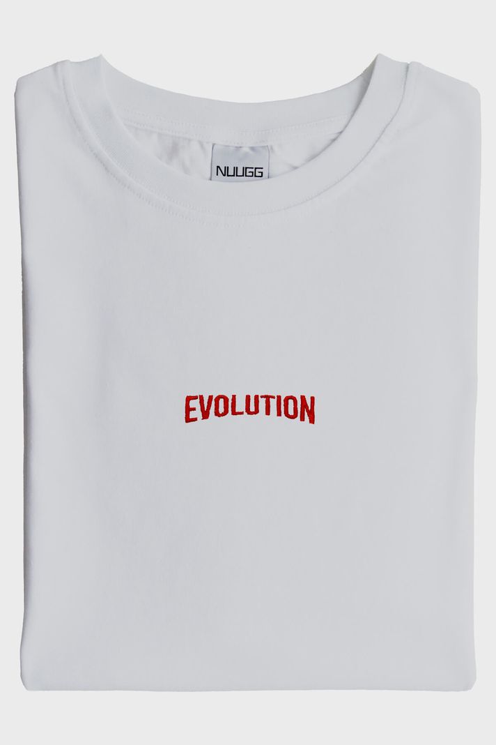 Kırmızı Evolution Nakışlı Tişört