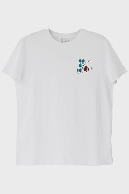Şans ve Kaos Beyaz Tişört