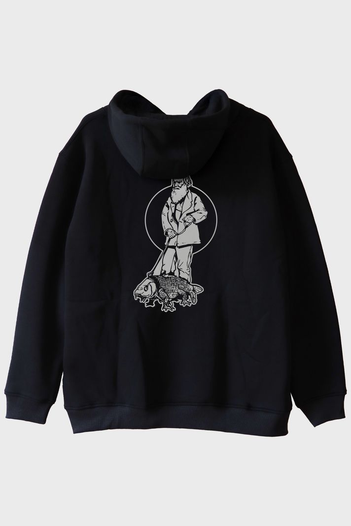 Evcil Hayvaniyla Darvin Siyah Hoodie