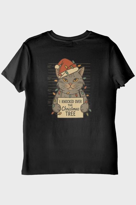 I Knocked the Tree Siyah Tişört