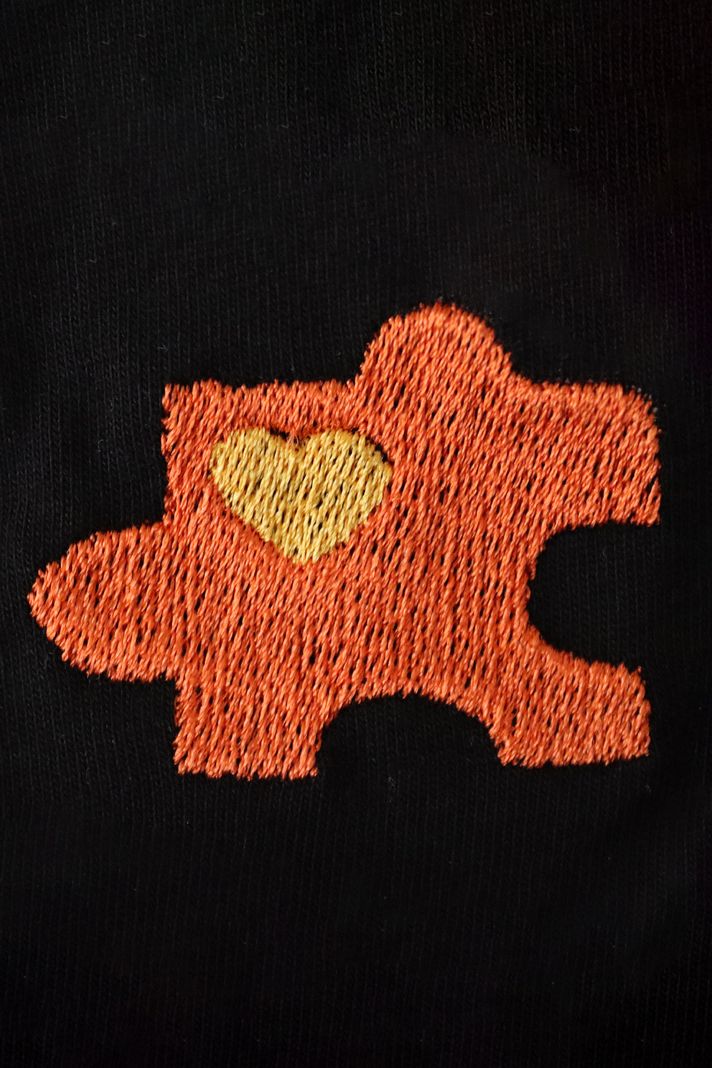 Puzzle Parçalı Çift Kombin Tişörtü - Sevgililer Günü Hediyesi