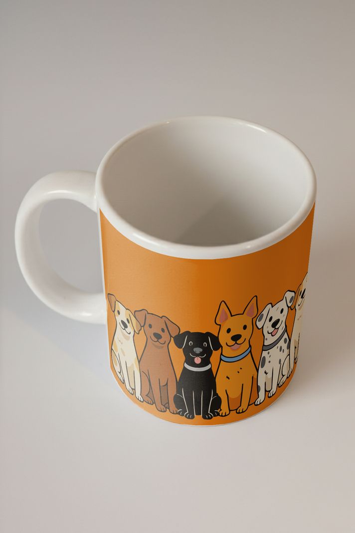 Sevimli Köpekler Kupa