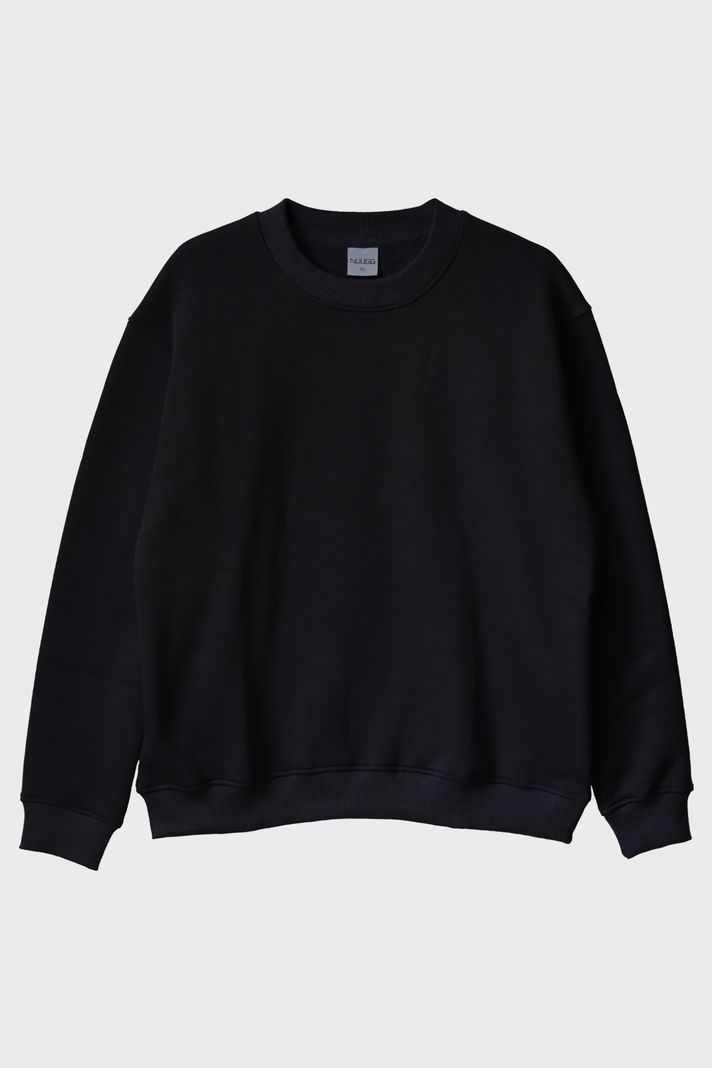 Be Different Siyah Bisiklet Yaka Sweatshirt