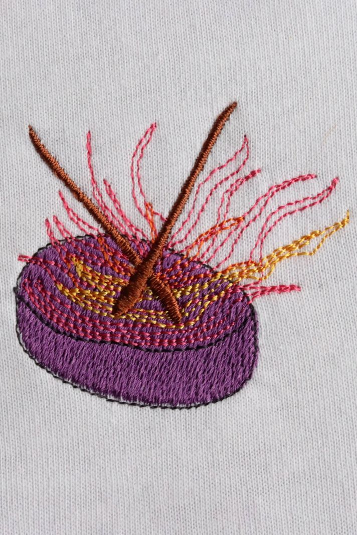 Mor Davul Alevli Müzik T-Shirt