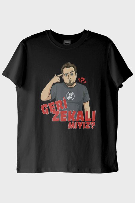 Geri Zekalı Mıyız Siyah Tişört