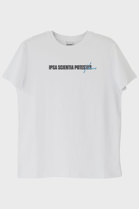 Ipsa Scientia Potestas Est Beyaz Tişört