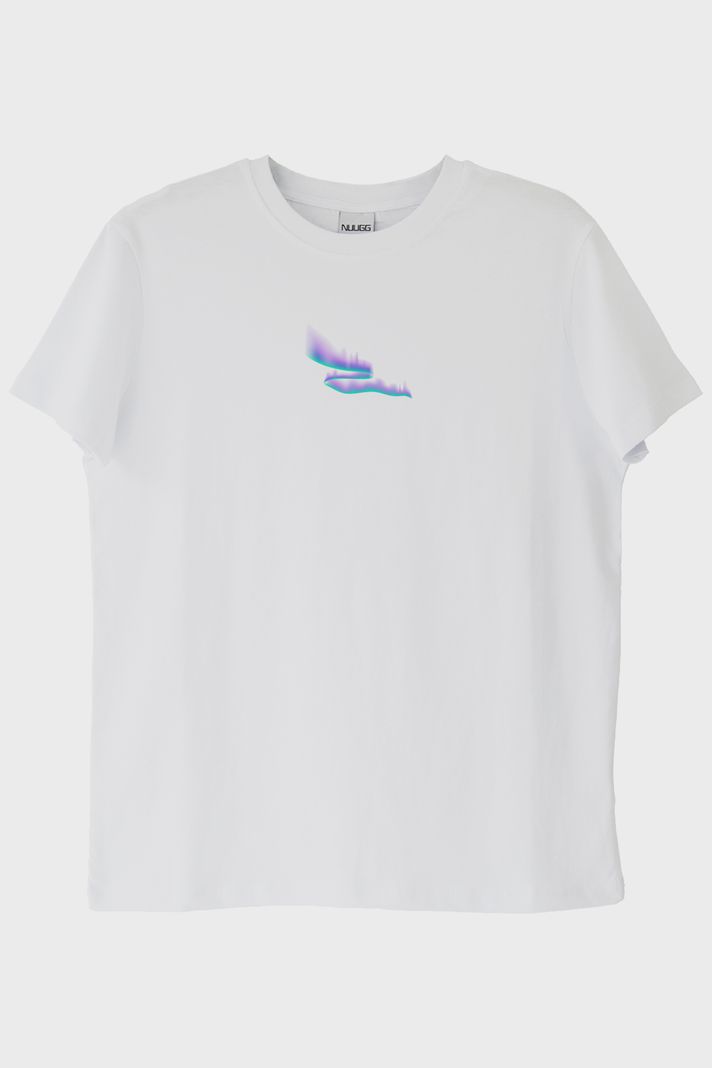 Aurora İzleri Beyaz Tişört