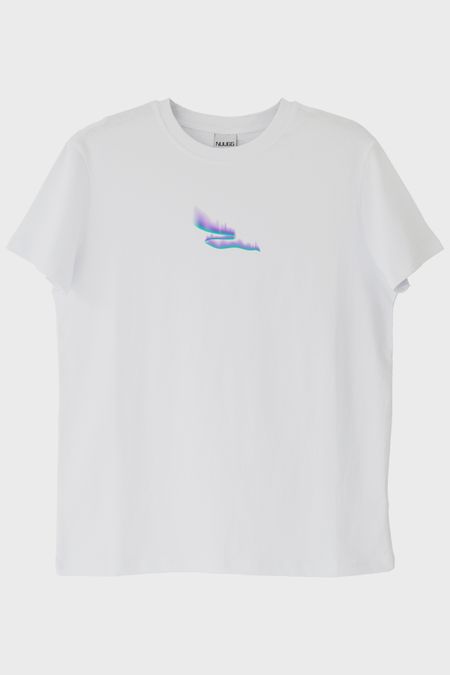 Aurora İzleri Beyaz Tişört