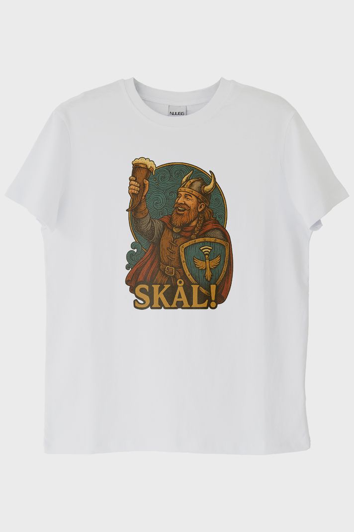 Viking Kutlaması Beyaz Tişört