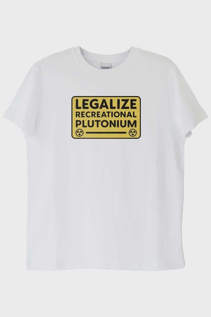 Legalize Plutonium Beyaz Tişört