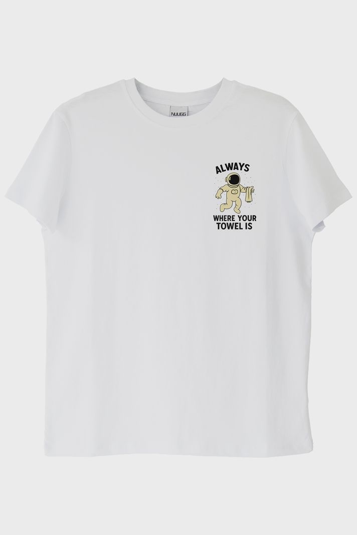Havlunu Asla Unutma Beyaz Tişört