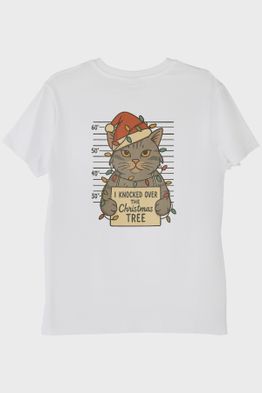 I Knocked the Tree Beyaz Tişört